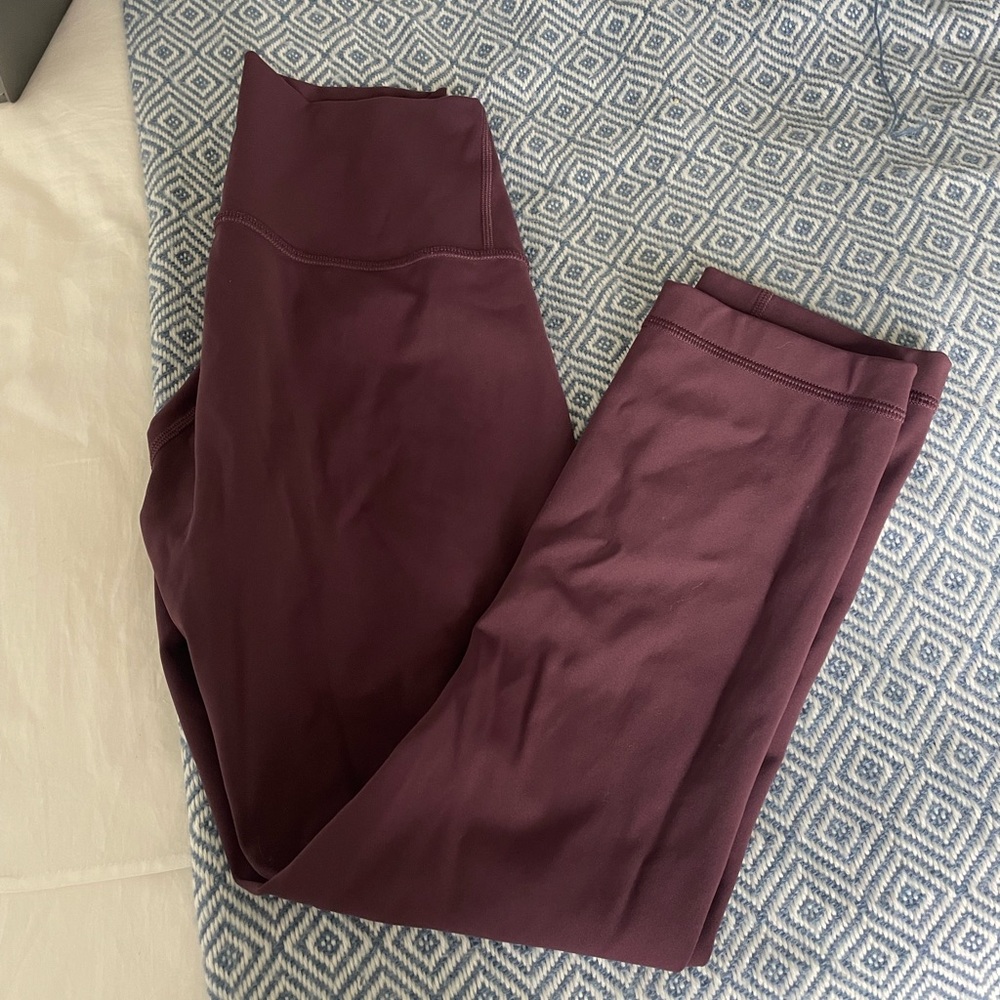 purple leggings